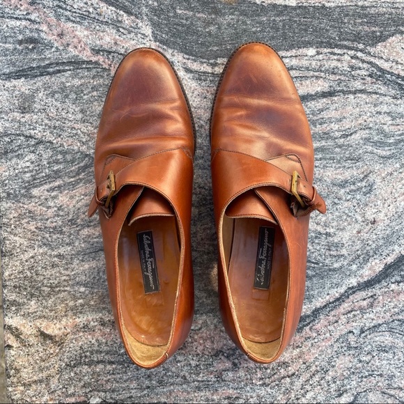 Salvatore Ferragamo Other - Men’s Salvatore Ferragamo Brown Leather Shoes Sz 9